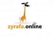 Projekt graficzny, nazwa firmy, tworzenie logo firm Logo produktu - żyrafa - alienmar