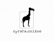 Projekt graficzny, nazwa firmy, tworzenie logo firm Logo produktu - żyrafa - AK Graphic
