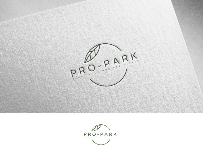 Projektowanie logo dla firm,  Logo dla firmy komunalno-ogrodniczej, logo firm - PRO-PARK