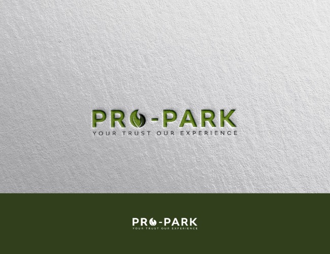 Projektowanie logo dla firm,  Logo dla firmy komunalno-ogrodniczej, logo firm - PRO-PARK