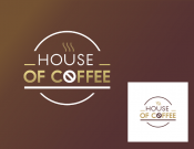 Projekt graficzny, nazwa firmy, tworzenie logo firm Logo dla marki House of Coffee - kruszynka