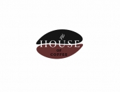 Projekt graficzny, nazwa firmy, tworzenie logo firm Logo dla marki House of Coffee - noon
