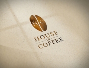 Projekt graficzny, nazwa firmy, tworzenie logo firm Logo dla marki House of Coffee - noon