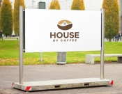 Projekt graficzny, nazwa firmy, tworzenie logo firm Logo dla marki House of Coffee - xdestx3