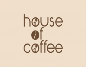 Projekt graficzny, nazwa firmy, tworzenie logo firm Logo dla marki House of Coffee - konduktancja