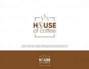 Projekt graficzny, nazwa firmy, tworzenie logo firm Logo dla marki House of Coffee - ManyWaysKr