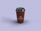 Projekt graficzny, nazwa firmy, tworzenie logo firm Logo dla marki House of Coffee - JEDNOSTKA  KREATYWNA