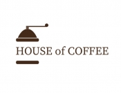 Projekt graficzny, nazwa firmy, tworzenie logo firm Logo dla marki House of Coffee - mrcl_no