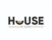 Projekt graficzny, nazwa firmy, tworzenie logo firm Logo dla marki House of Coffee - MMDesign