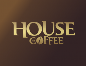 Projekt graficzny, nazwa firmy, tworzenie logo firm Logo dla marki House of Coffee - kruszynka