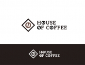 Projekt graficzny, nazwa firmy, tworzenie logo firm Logo dla marki House of Coffee - stone