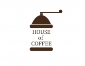 Projekt graficzny, nazwa firmy, tworzenie logo firm Logo dla marki House of Coffee - mrcl_no