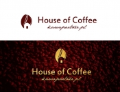 Projekt graficzny, nazwa firmy, tworzenie logo firm Logo dla marki House of Coffee - KpXStudiO