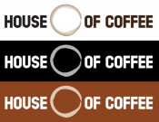 Projekt graficzny, nazwa firmy, tworzenie logo firm Logo dla marki House of Coffee - Leon Adams