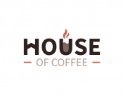 Projekt graficzny, nazwa firmy, tworzenie logo firm Logo dla marki House of Coffee - absdesign