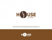 Projekt graficzny, nazwa firmy, tworzenie logo firm Logo dla marki House of Coffee - ManyWaysKr