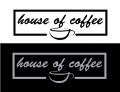 Projekt graficzny, nazwa firmy, tworzenie logo firm Logo dla marki House of Coffee - alienmar