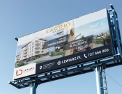 Projekt graficzny, nazwa firmy, tworzenie logo firm Projekt graficzny billboardu  - absdesign