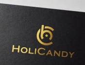 Projekt graficzny, nazwa firmy, tworzenie logo firm Logo marki premium HoliCandy - stone