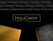 Projekt graficzny, nazwa firmy, tworzenie logo firm Logo marki premium HoliCandy - Graficzka92