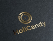Projekt graficzny, nazwa firmy, tworzenie logo firm Logo marki premium HoliCandy - stone