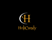 Projekt graficzny, nazwa firmy, tworzenie logo firm Logo marki premium HoliCandy - ggiena