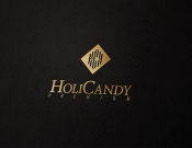 Projekt graficzny, nazwa firmy, tworzenie logo firm Logo marki premium HoliCandy - radofreshdesign