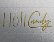 Projekt graficzny, nazwa firmy, tworzenie logo firm Logo marki premium HoliCandy - alchemik