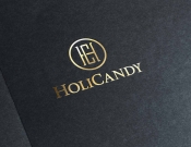 Projekt graficzny, nazwa firmy, tworzenie logo firm Logo marki premium HoliCandy - myKoncepT