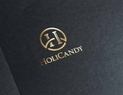 Projekt graficzny, nazwa firmy, tworzenie logo firm Logo marki premium HoliCandy - myKoncepT