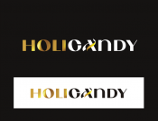 Projekt graficzny, nazwa firmy, tworzenie logo firm Logo marki premium HoliCandy - kruszynka