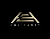 Projekt graficzny, nazwa firmy, tworzenie logo firm Logo marki premium HoliCandy - kotarska