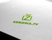 Projekt graficzny, nazwa firmy, tworzenie logo firm ZDROWA.TV - logo dla nowego serwisu - noon