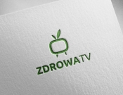 Projekt graficzny, nazwa firmy, tworzenie logo firm ZDROWA.TV - logo dla nowego serwisu - JEDNOSTKA  KREATYWNA