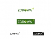 Projekt graficzny, nazwa firmy, tworzenie logo firm ZDROWA.TV - logo dla nowego serwisu - Berta