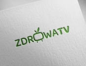Projekt graficzny, nazwa firmy, tworzenie logo firm ZDROWA.TV - logo dla nowego serwisu - JEDNOSTKA  KREATYWNA