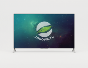 Projekt graficzny, nazwa firmy, tworzenie logo firm ZDROWA.TV - logo dla nowego serwisu - mintpix