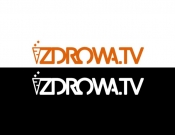 Projekt graficzny, nazwa firmy, tworzenie logo firm ZDROWA.TV - logo dla nowego serwisu - Rideek