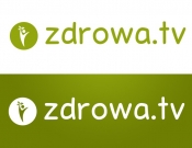 Projekt graficzny, nazwa firmy, tworzenie logo firm ZDROWA.TV - logo dla nowego serwisu - LamiaJ