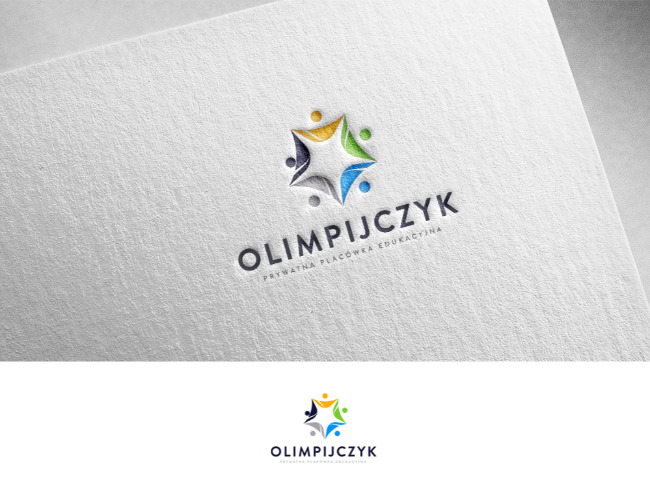 Projektowanie logo dla firm,  Szkoła "OLIMPIJCZYK" w Poznaniu, logo firm - Dyrekcja Olimpijczyk