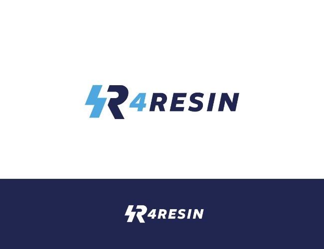Projektowanie logo dla firm,  Logo dla firmy 4Resin, logo firm - Benvd