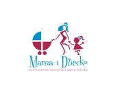 Projekt graficzny, nazwa firmy, tworzenie logo firm Logo Artykuły dla Mamy i Dziecka - kotarska