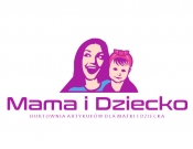 Projekt graficzny, nazwa firmy, tworzenie logo firm Logo Artykuły dla Mamy i Dziecka - kotarska
