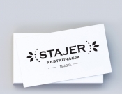 Projekt graficzny, nazwa firmy, tworzenie logo firm LOGO dla restauracji - wektorowa