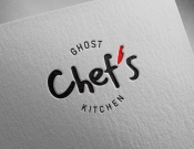 Projekt graficzny, nazwa firmy, tworzenie logo firm CHEF`S GHOST KITCHEN - JEDNOSTKA  KREATYWNA