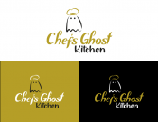 Projekt graficzny, nazwa firmy, tworzenie logo firm CHEF`S GHOST KITCHEN - rokpaszreklama