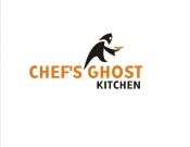 Projekt graficzny, nazwa firmy, tworzenie logo firm CHEF`S GHOST KITCHEN - termi1970