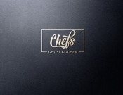 Projekt graficzny, nazwa firmy, tworzenie logo firm CHEF`S GHOST KITCHEN - Konwer