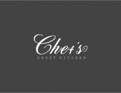 Projekt graficzny, nazwa firmy, tworzenie logo firm CHEF`S GHOST KITCHEN - AK Graphic