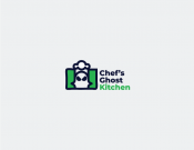 Projekt graficzny, nazwa firmy, tworzenie logo firm CHEF`S GHOST KITCHEN - kumepyssa